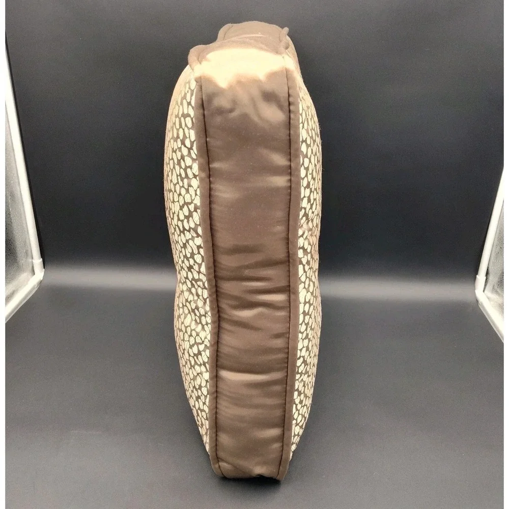VTG Couch Pillow Square Luxery‎ Gold 17x17x3 Covers Throw Sparkling BL3.3GO3533
